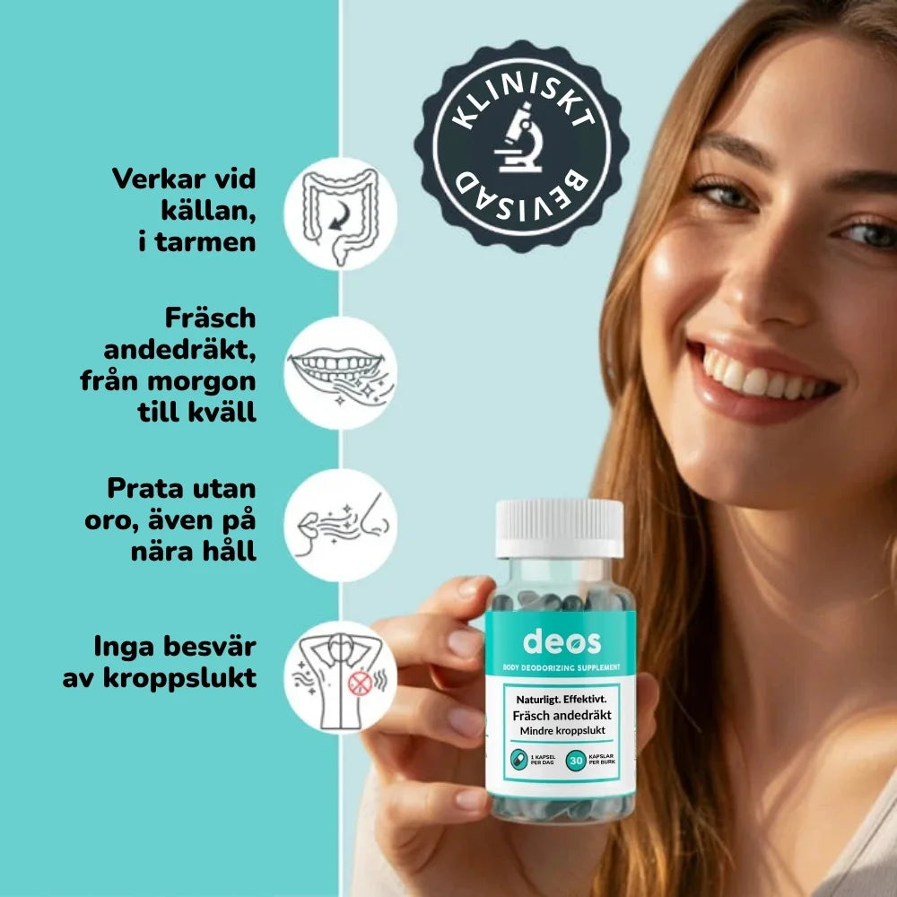 DEOS | Kosttillskott mot dålig lukt