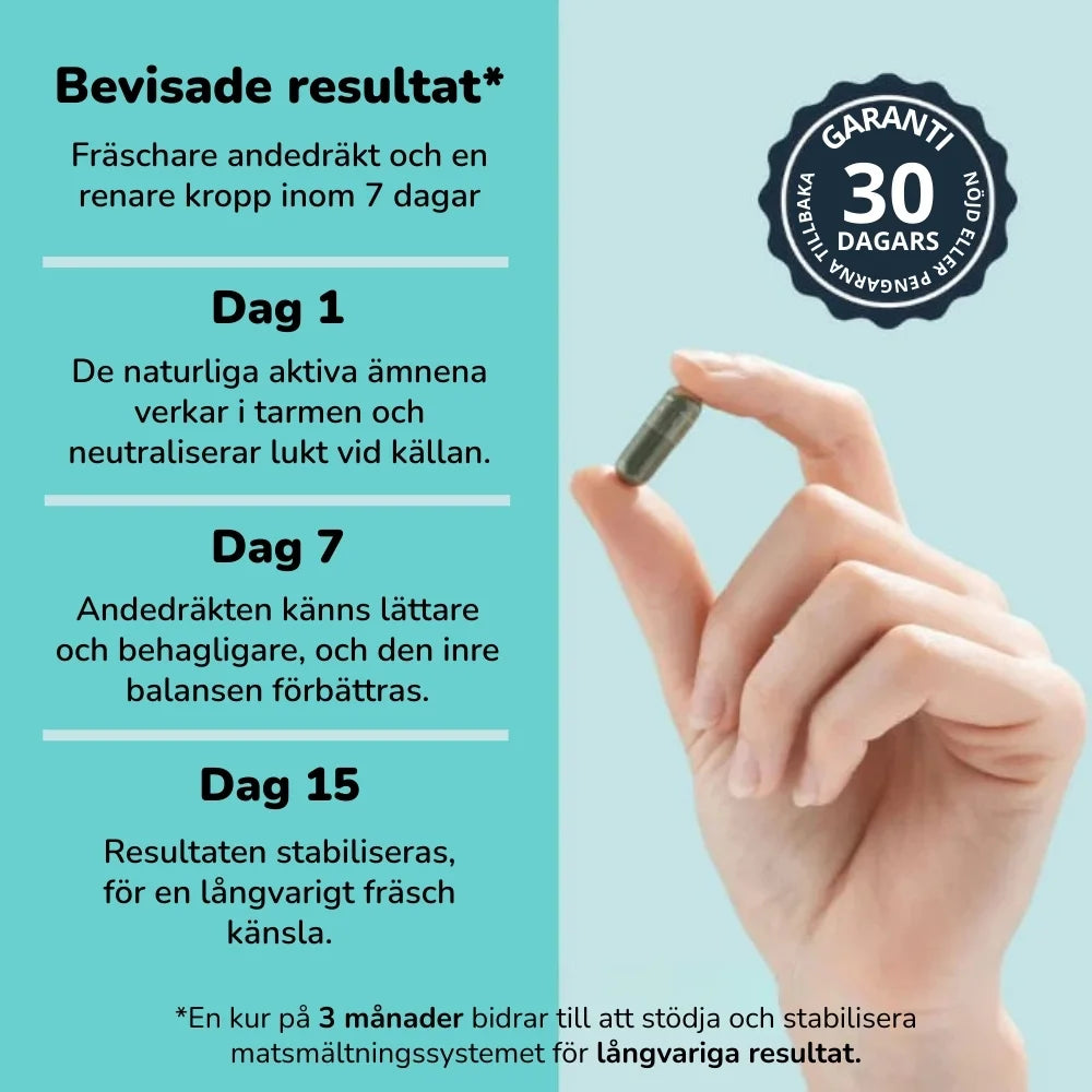 DEOS | Kosttillskott mot dålig lukt